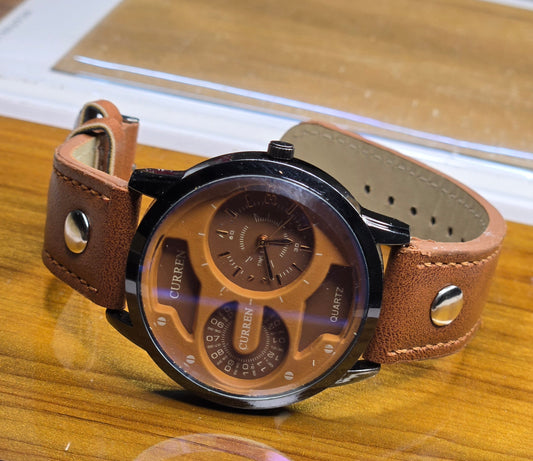 Curren Brown Belt Analog watch